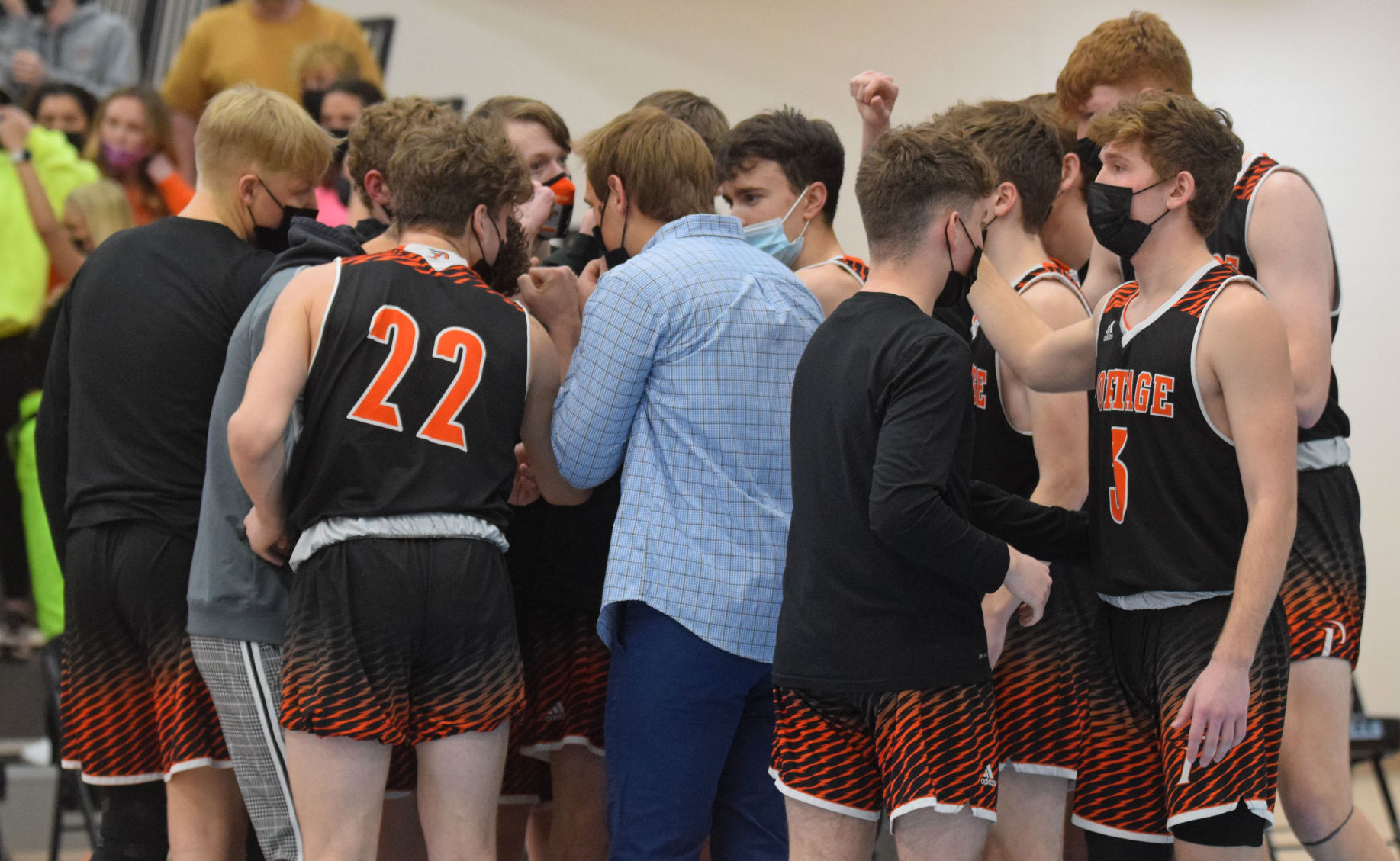 Portage huddle